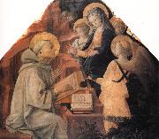 Fra Filippo Lippi St Bernard's Vision of the Virgin Germany oil painting artist